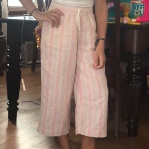 Gap Kids - Pink & White, Wide Leg - Culottes
